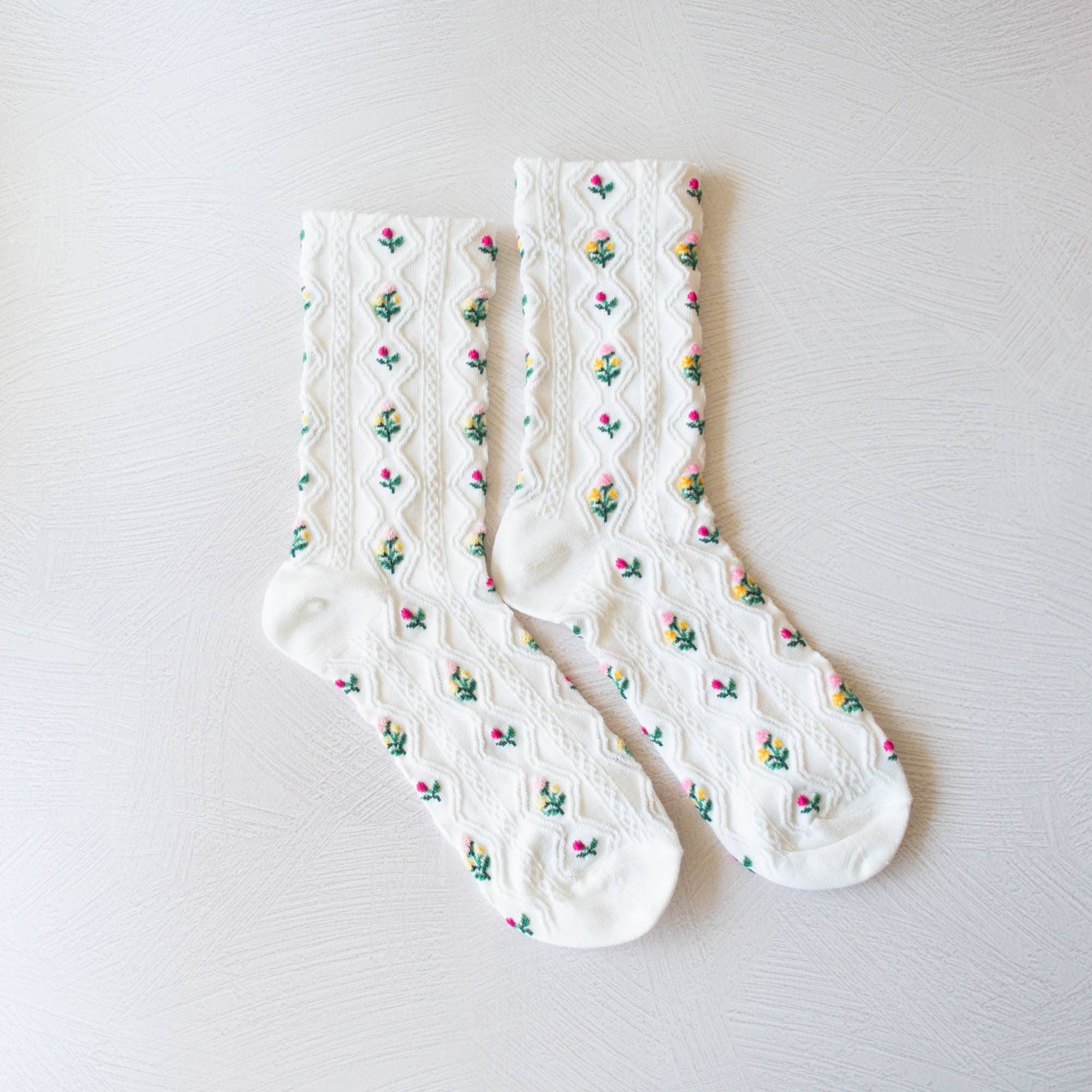 Romantic Floral Socks - Out of the Blue