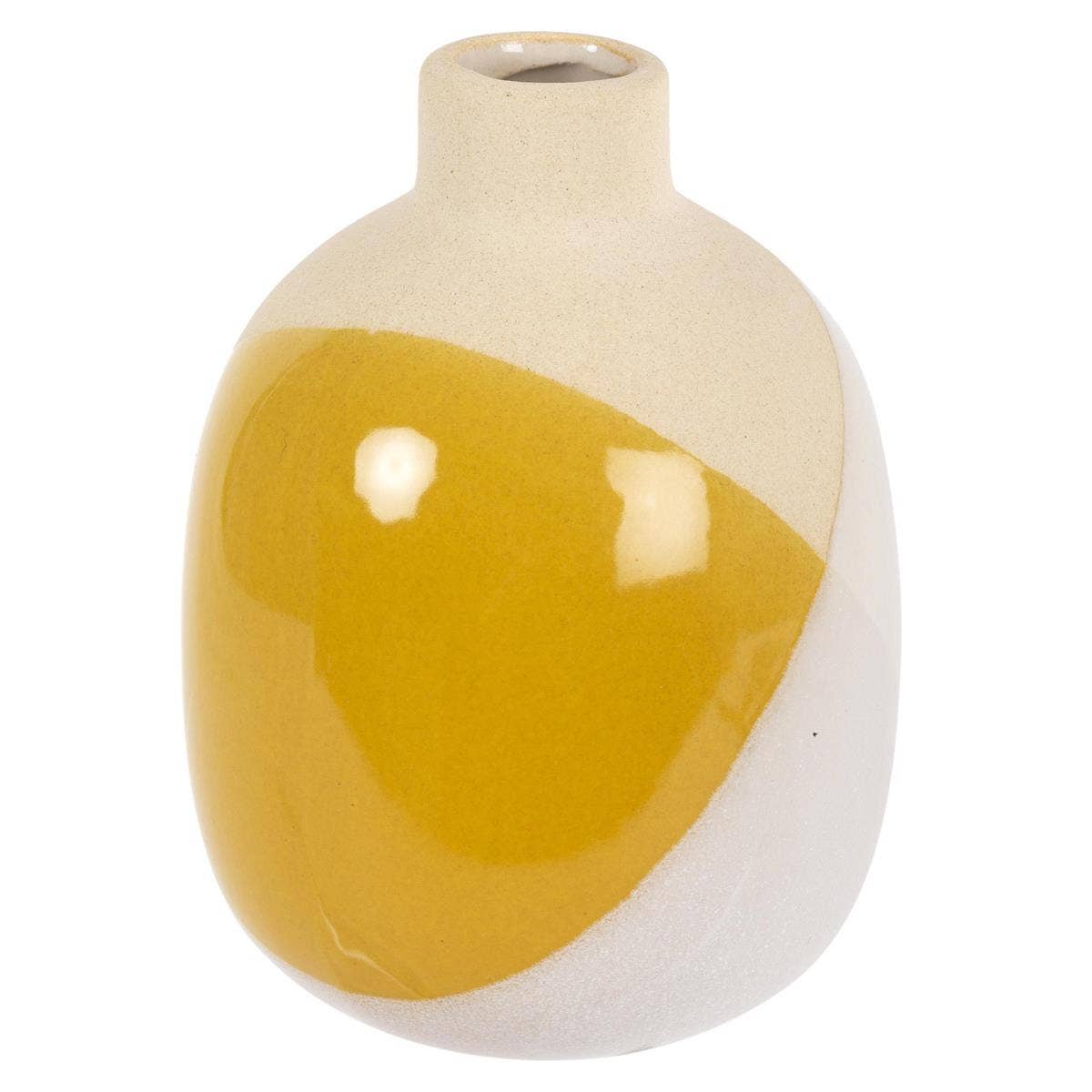 Truu Design Dipped Glaze Bud Vase, 3"D x 4"H - Out of the Blue