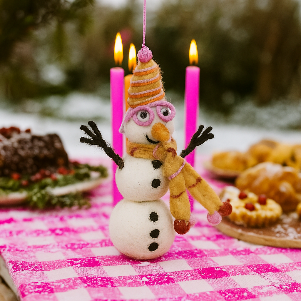 Betty the Snowman  Decoration