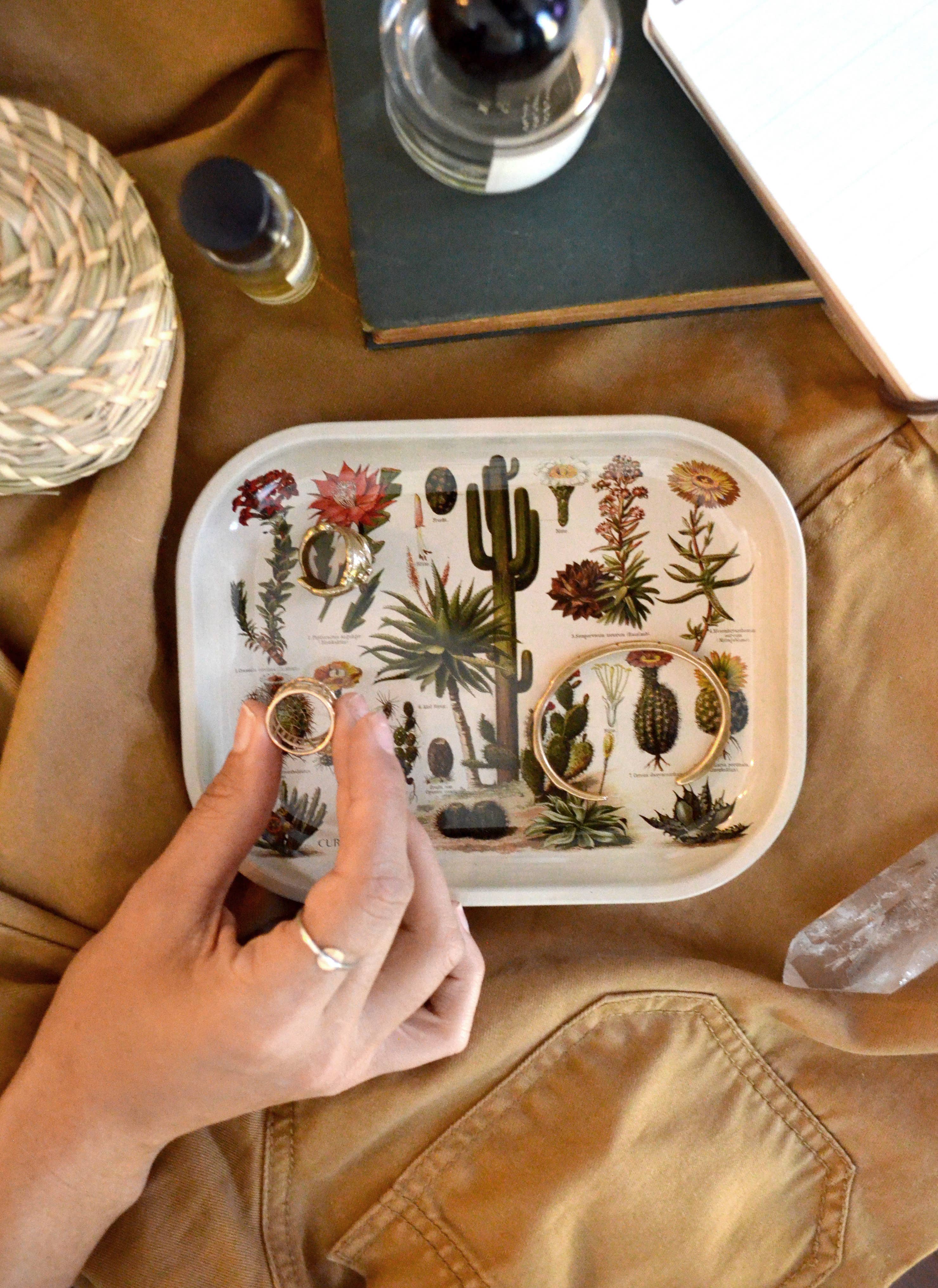 Vintage Cacti Dish