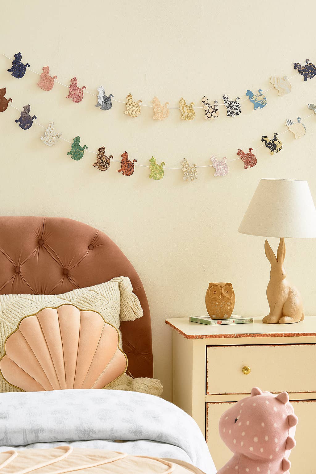 Cat Recycled Paper Garland-Eco Friendly Tree-Free Decoration - Out of the Blue