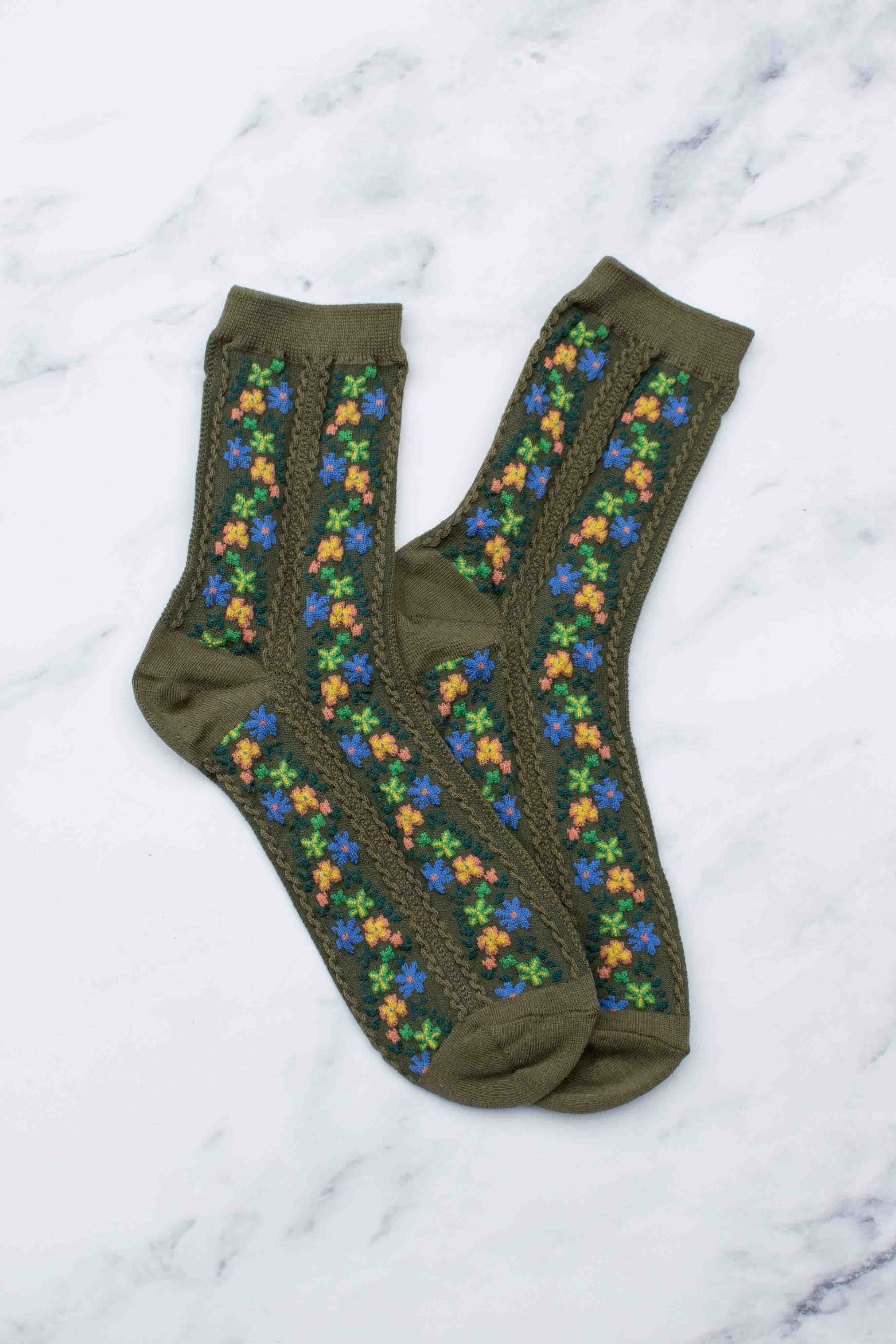 Women's Aahana  Socks - Out of the Blue