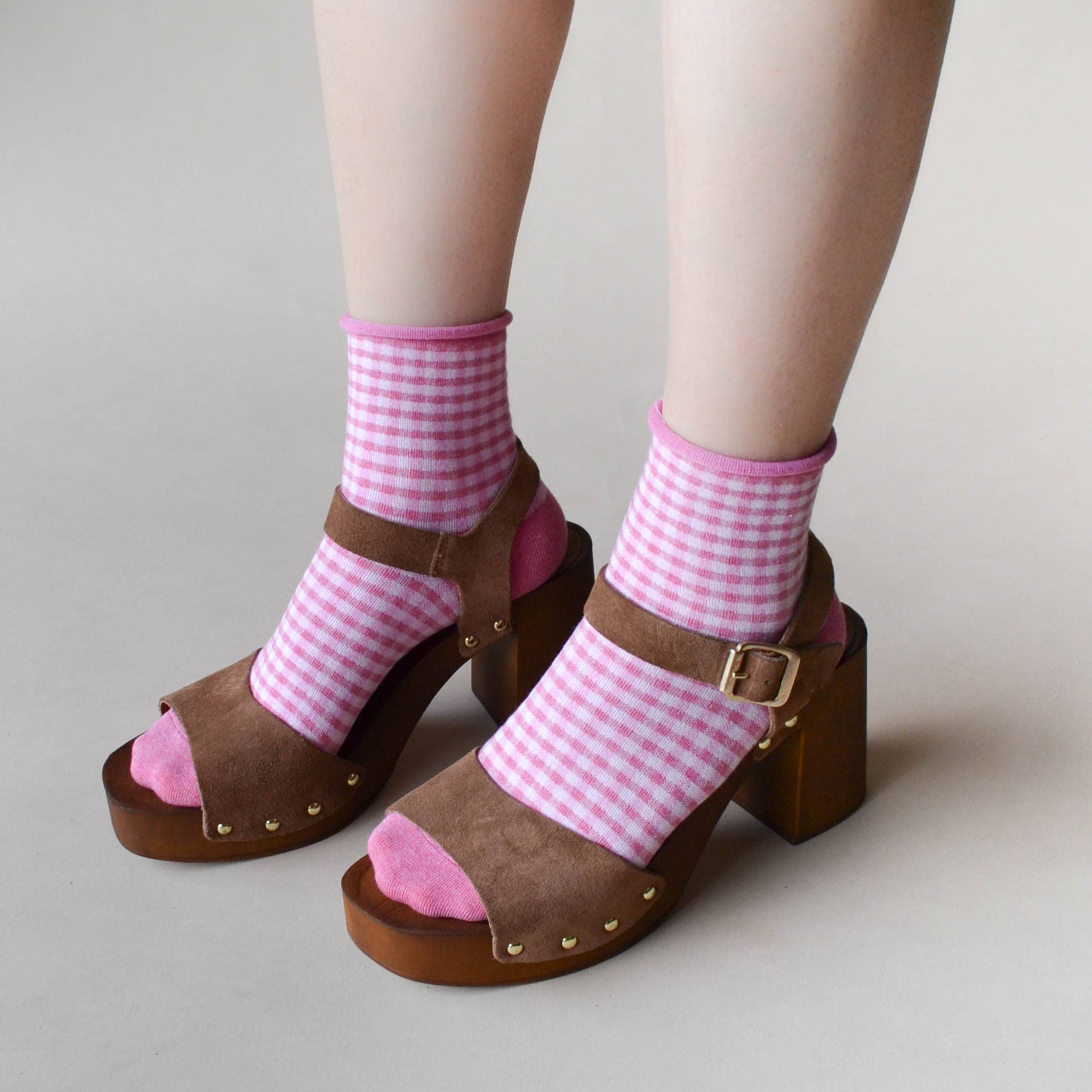 Picnic Mid Crew Socks - Out of the Blue