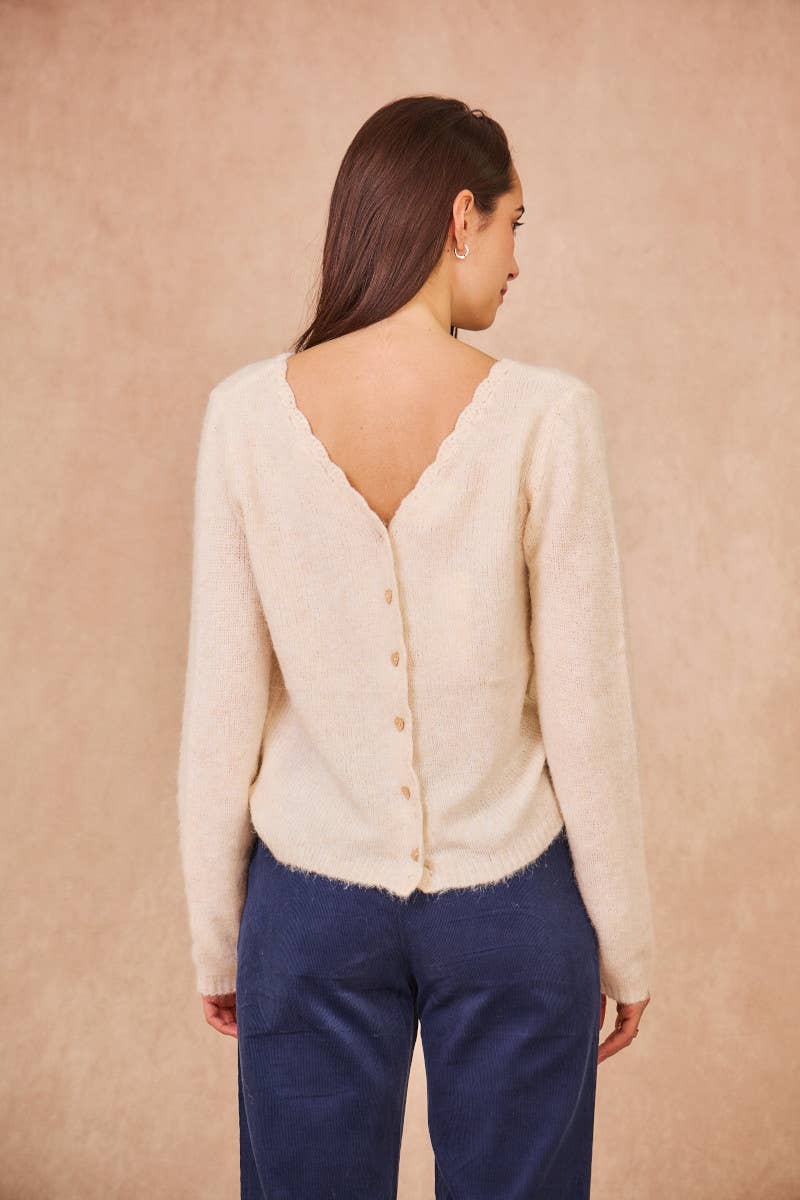 MARION Soft Reversible Cardigan - Out of the Blue