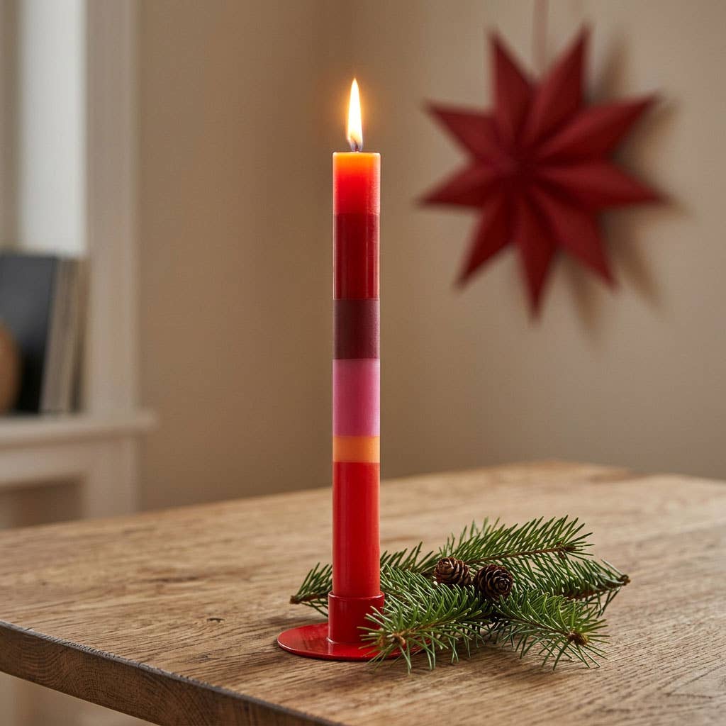 Greeting candle Merry Christmas