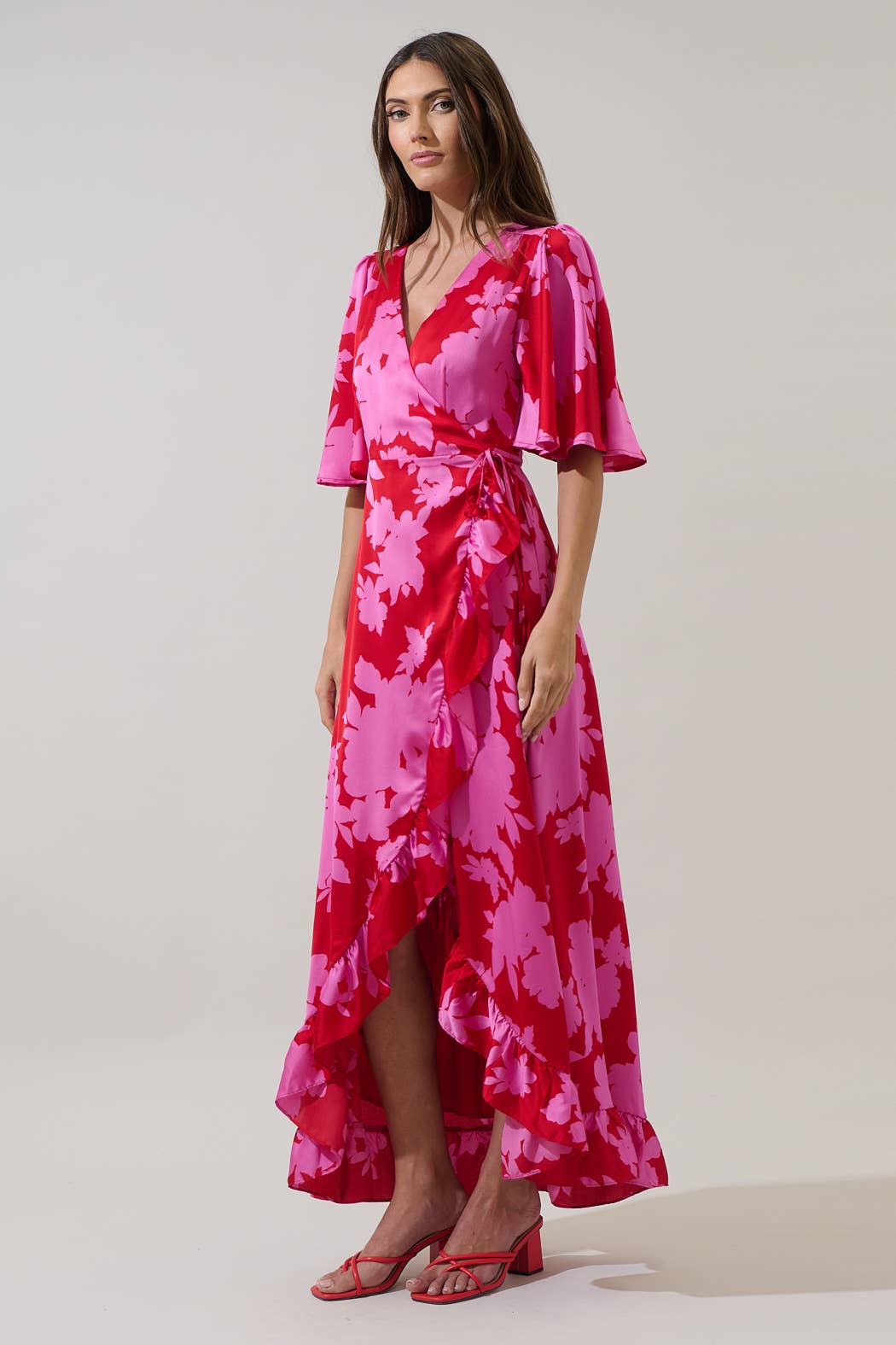 Burning Love Wrap Dress