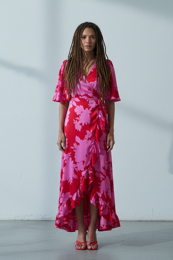 Burning Love Wrap Dress