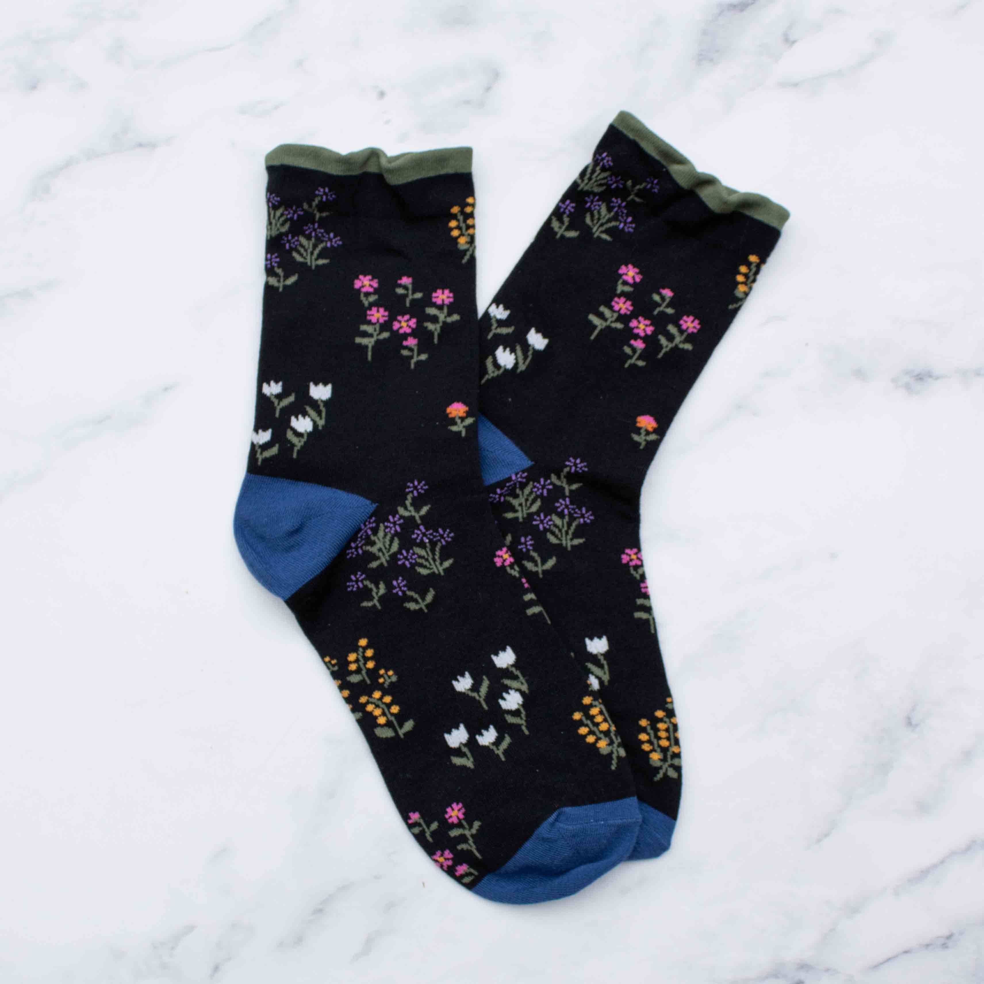 Women's Penelope Floral Casual Socks - Out of the Blue