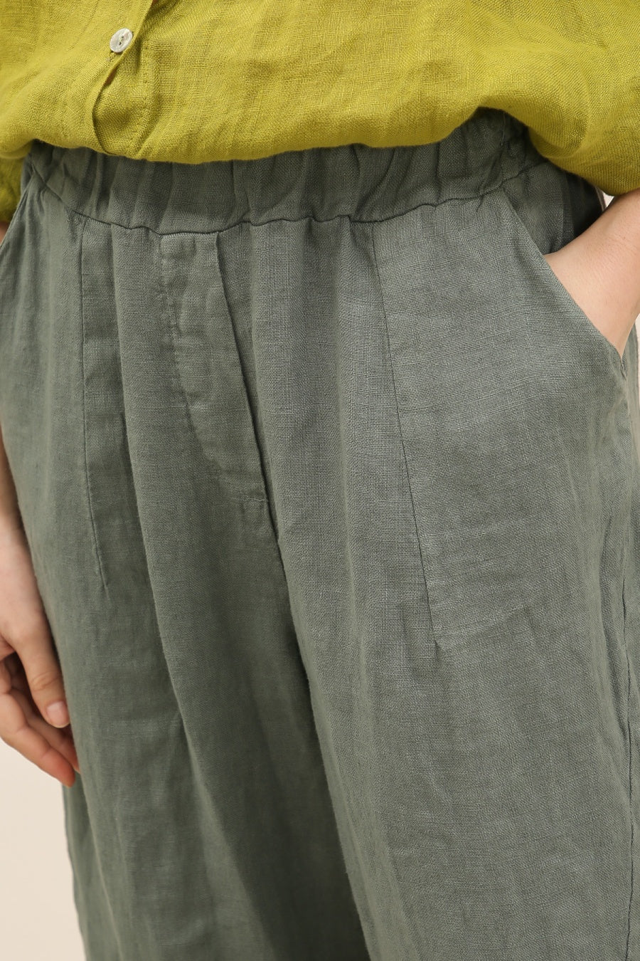 Gabby Linen Pants - Out of the Blue
