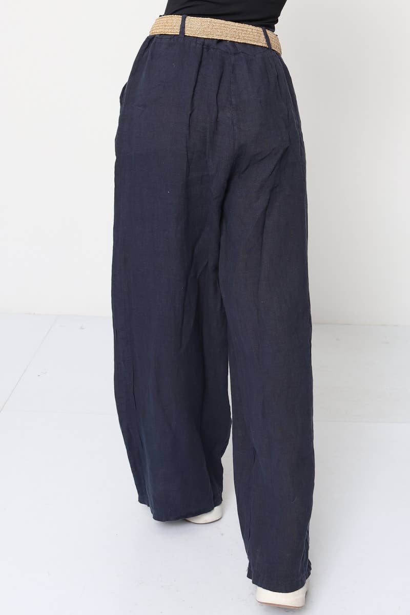 100% Linen Trousers REF. 5056