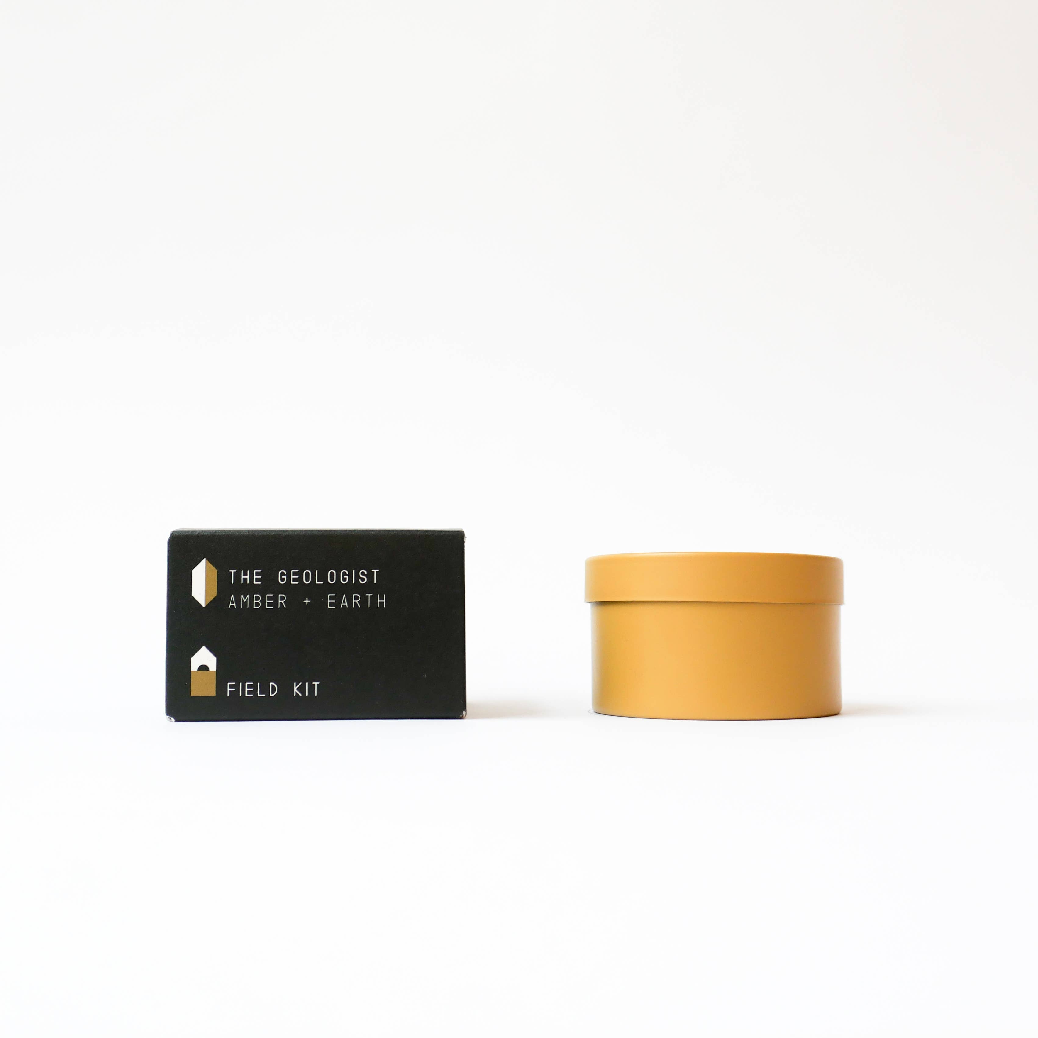 The Geologist Candle - Amber + Earth - Out of the Blue
