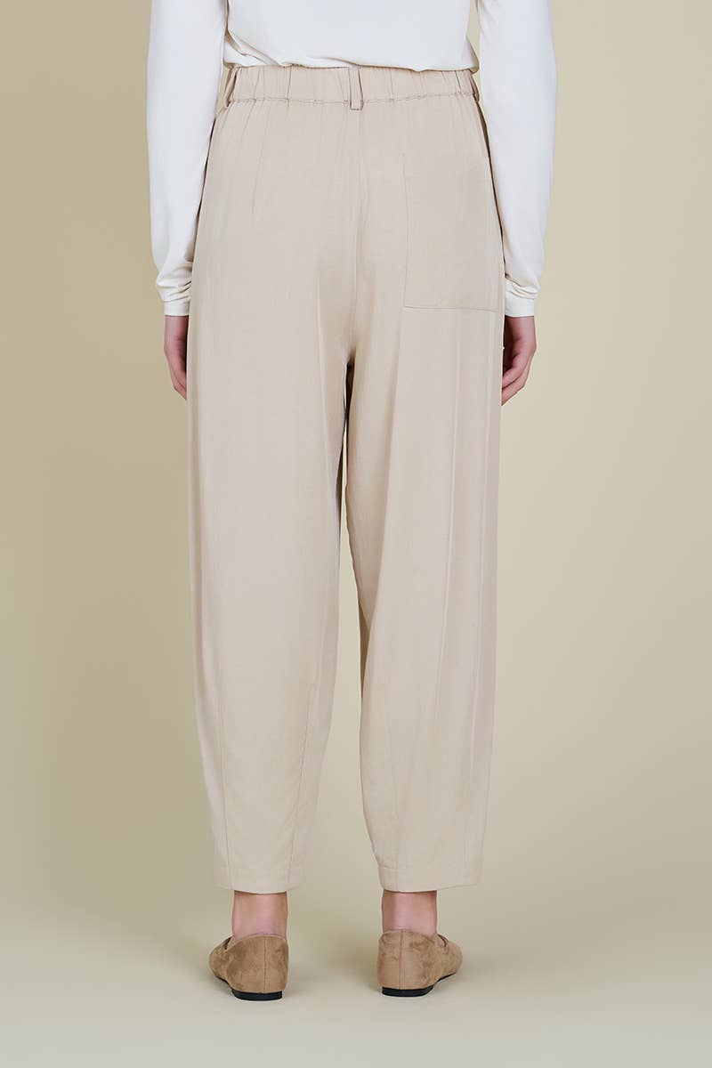 50548 - TENCEL BARREL PANTS - Out of the Blue