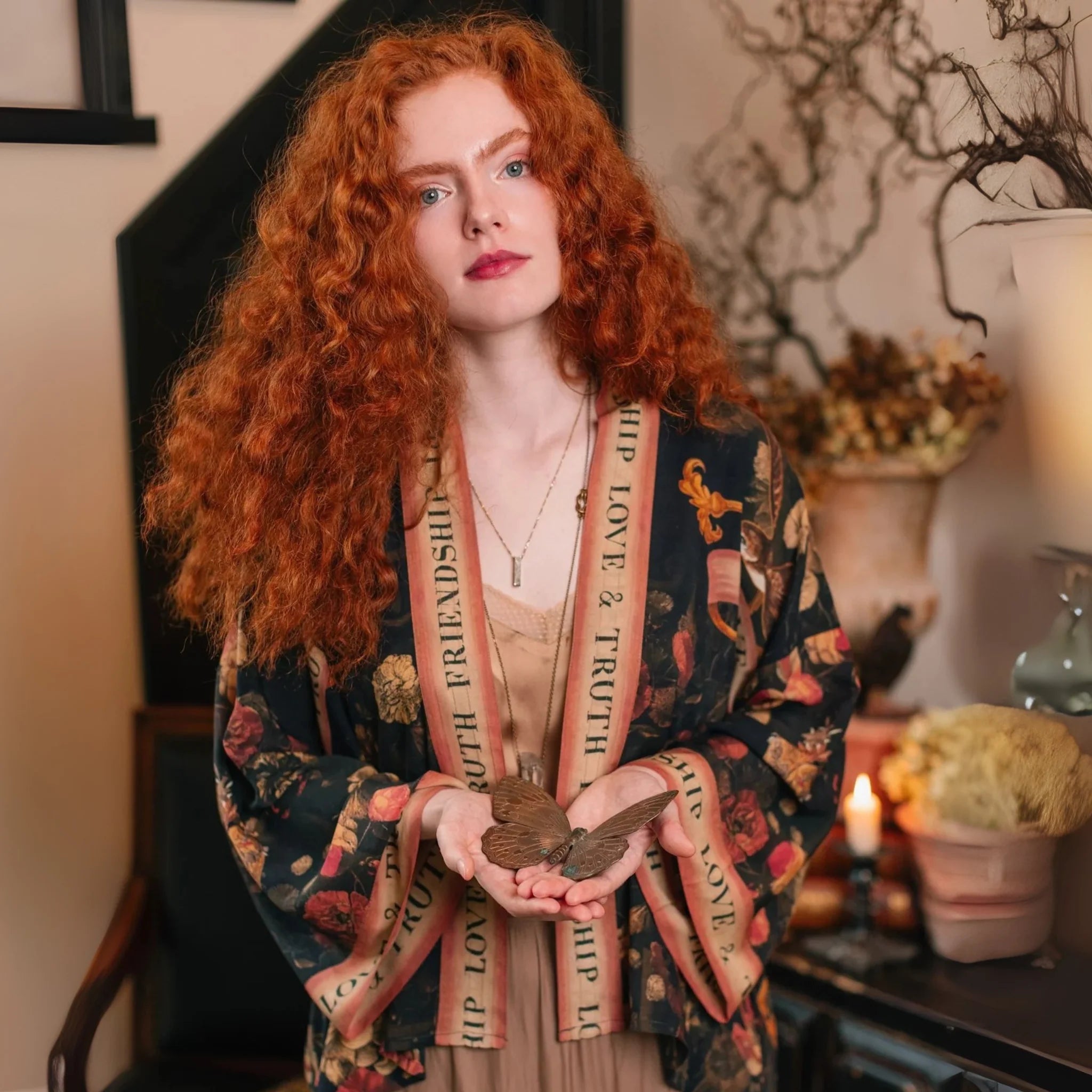 Heart of Gold Pixie Jacket - Out of the Blue