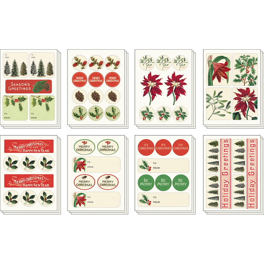 Christmas Botanical  Stickers