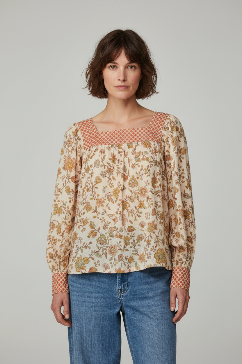 Floral Print Blouse