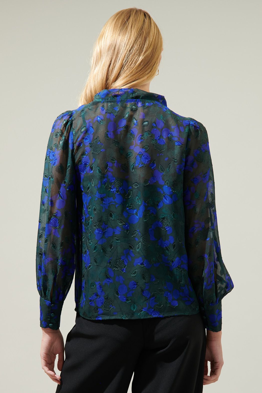 Sweetwater Floral Blouse - Out of the Blue