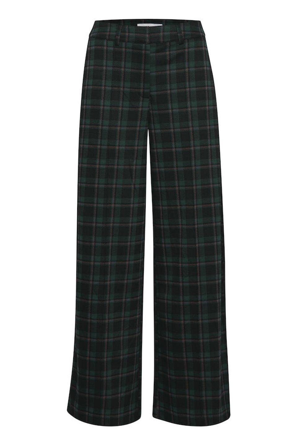 Kate Check Wide Leg - Out of the Blue