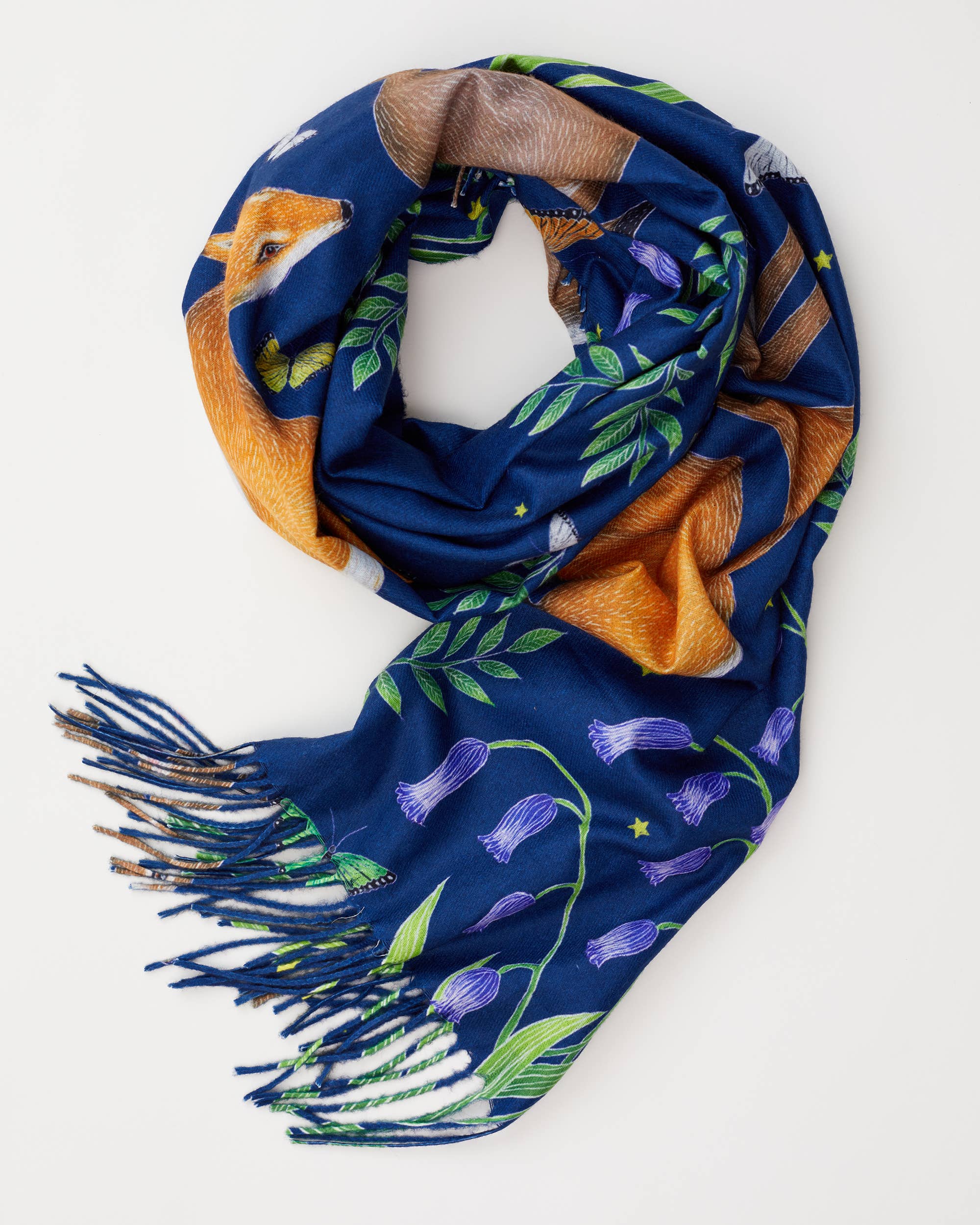 Hare & Fox Scarf - Out of the Blue