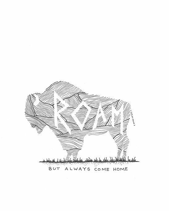 ROAM PRINT 12X16 - Out of the Blue