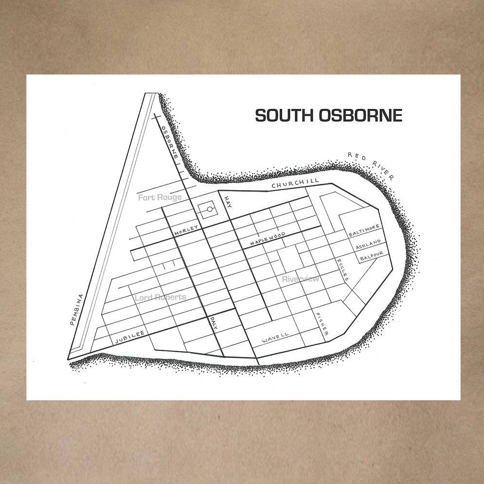PRINT SOUTH OSBORNE 12X16 - Out of the Blue