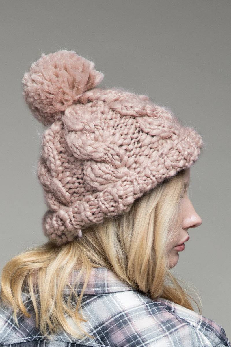 CHUNKY KNIT BEANIE - Out of the Blue