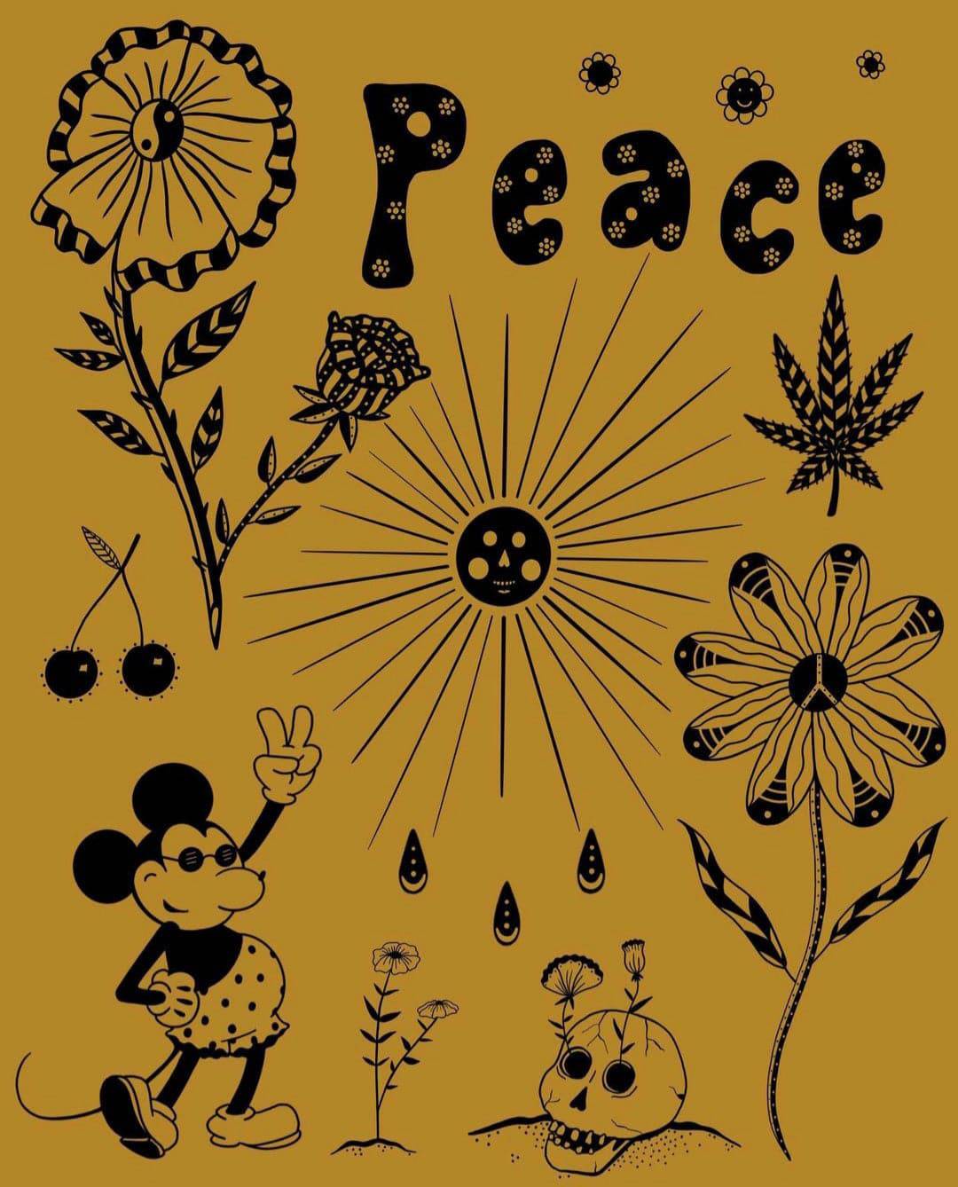 PEACE PRINT 8.5x11 - Out of the Blue