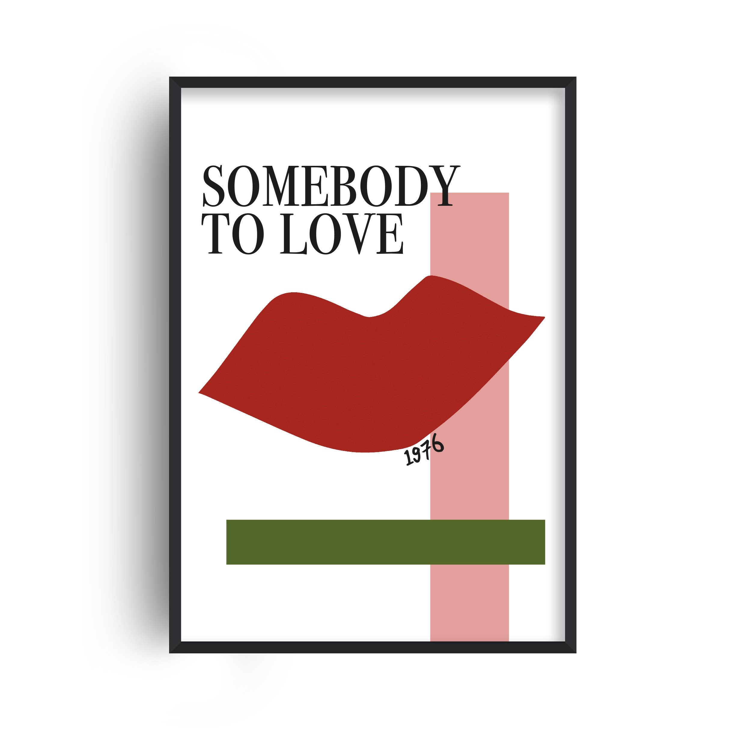 Somebody to Love Queen Inspired Retro Giclée Art Print - Out of the Blue