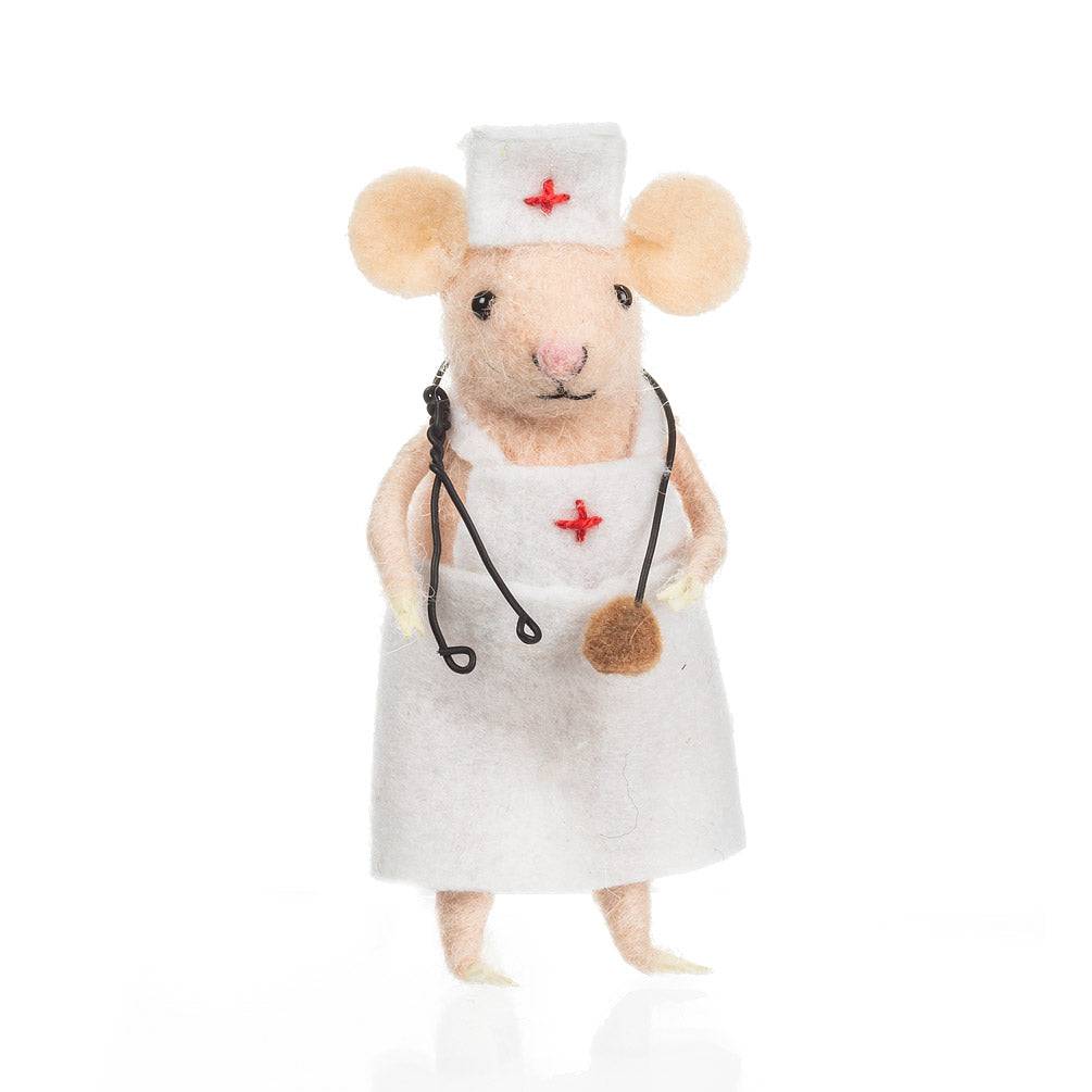 Nurse Mouse Figurine - Out of the Blue