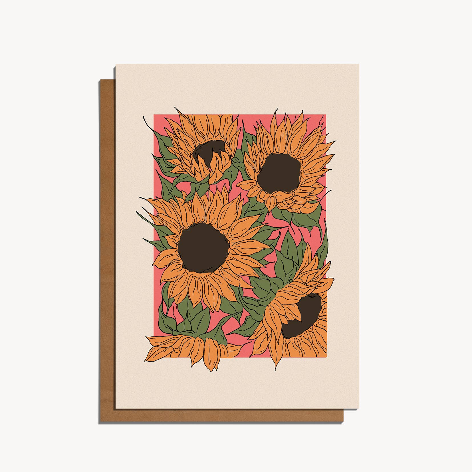 Sunflower Card - Out of the Blue
