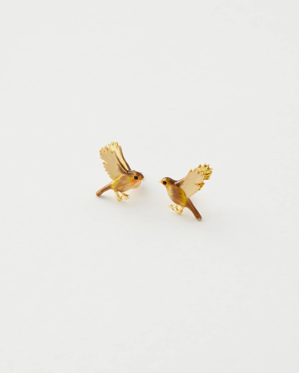 Flying Robin Earrings - Out of the Blue