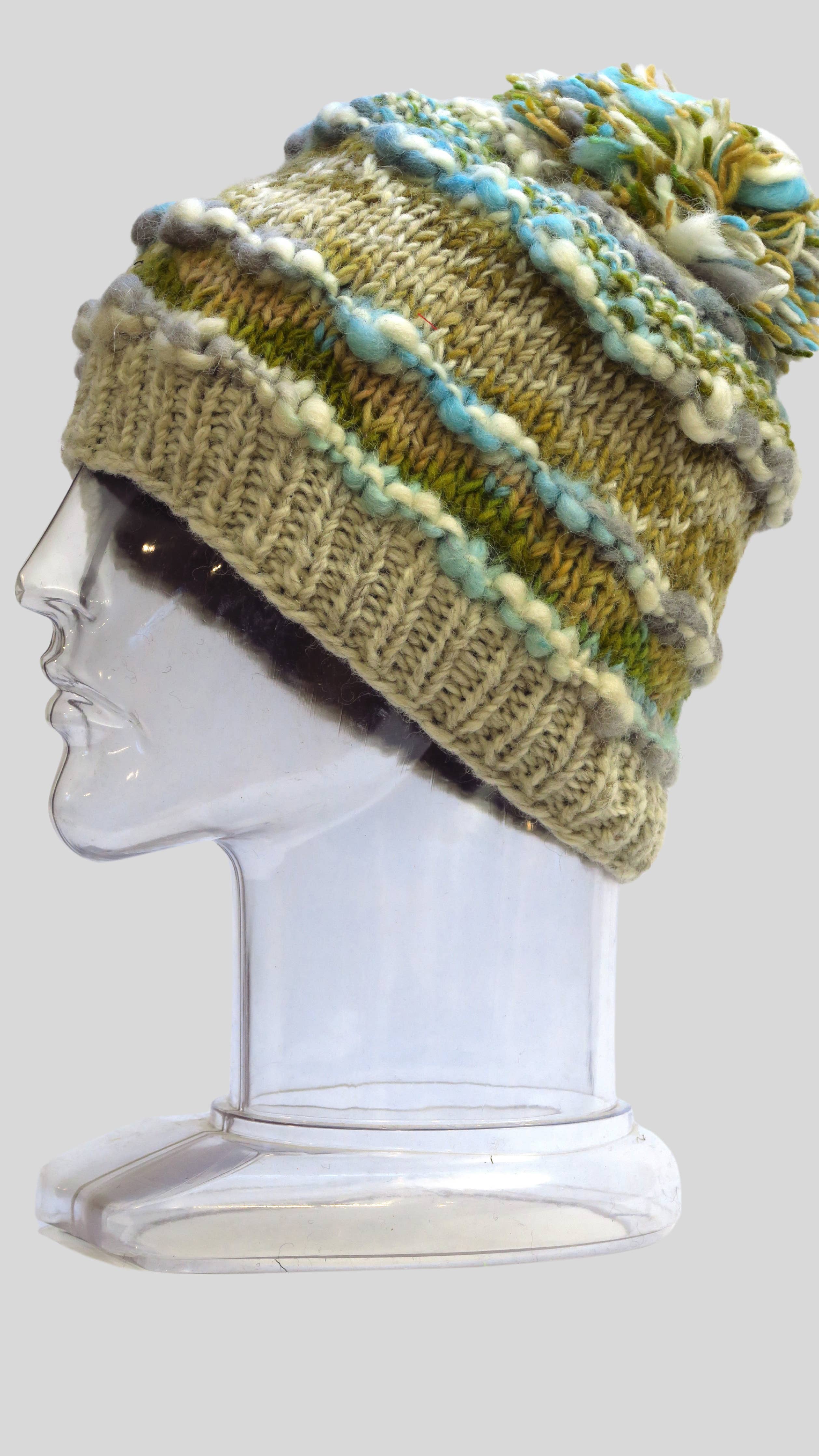 Fair Isle Hat - Out of the Blue