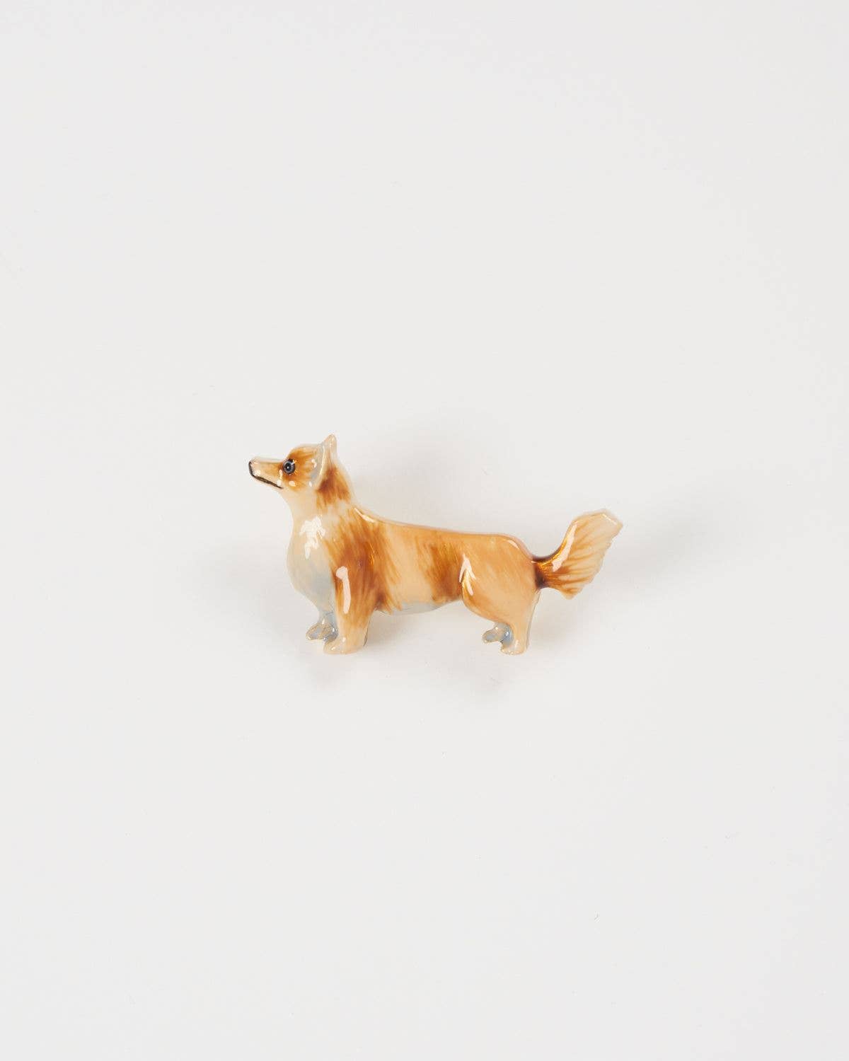 Corgi Brooch - Out of the Blue
