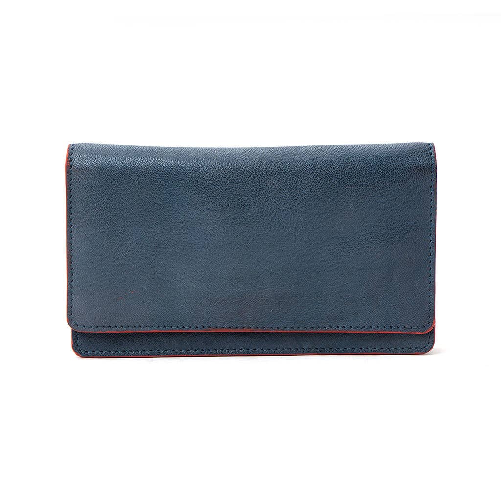 Luna Leather Mini Matinee Purse - 2920: Blue - Out of the Blue