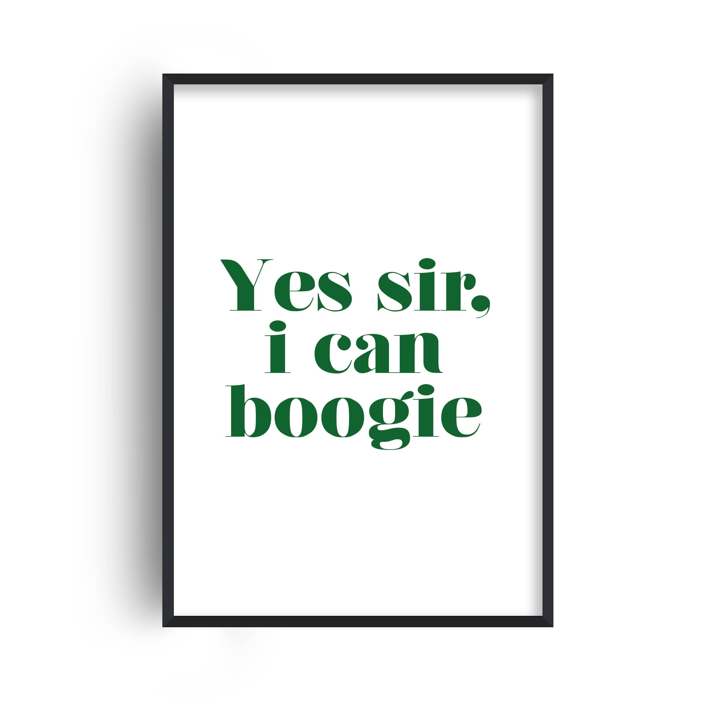 Yes sir I can Boogie Giclée Art Print - Out of the Blue