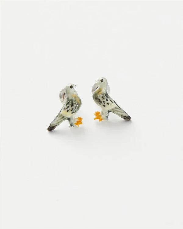 Pigeon Stud Earrings - Out of the Blue