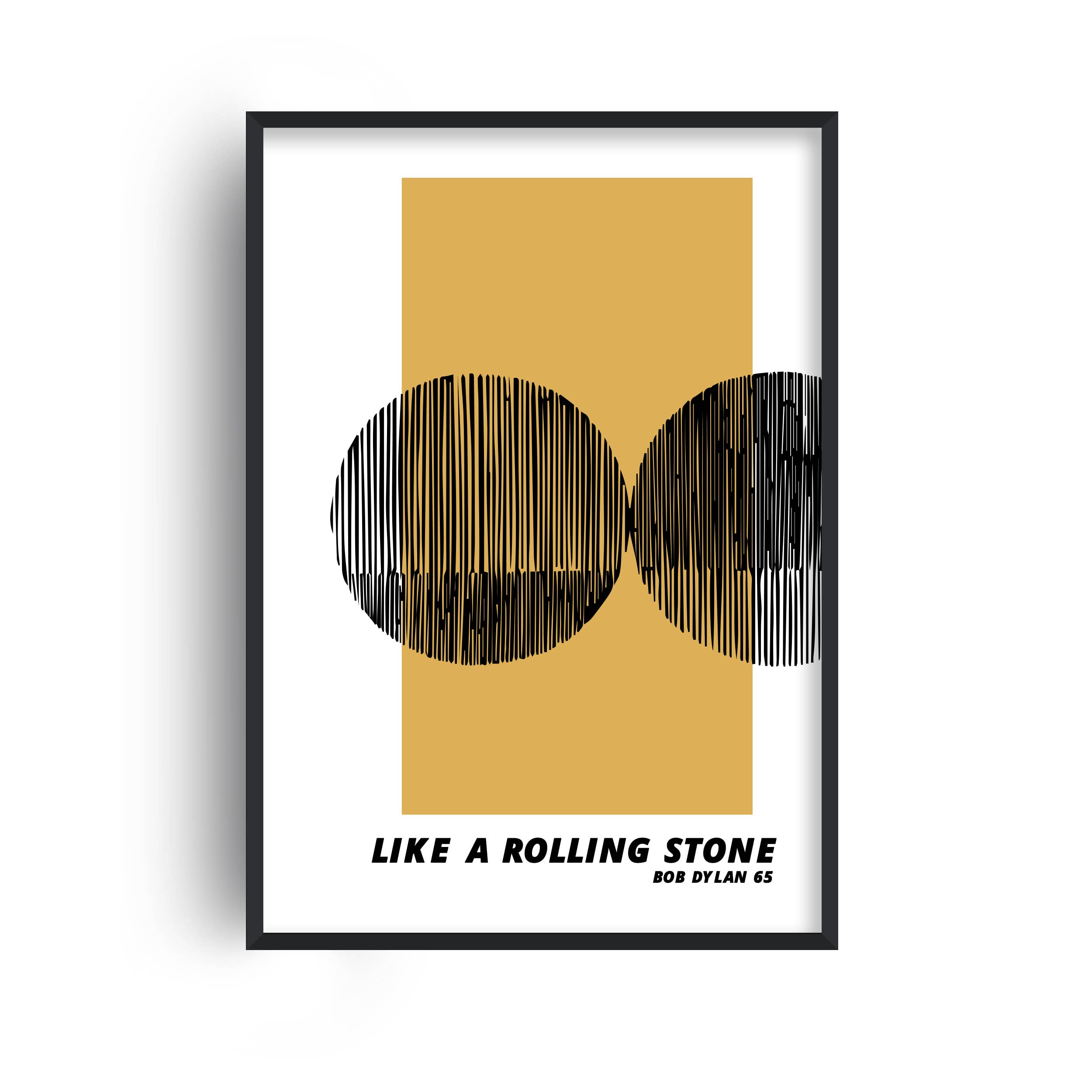 Like a Rolling Stone Bob Dylan Inspired Art Print - Out of the Blue