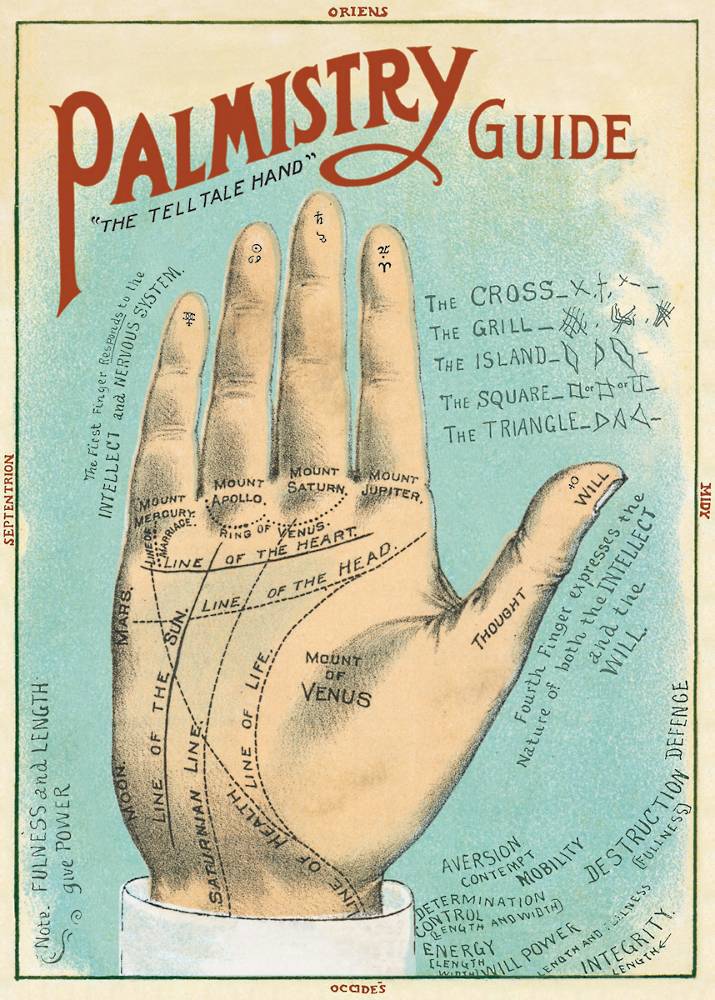 PALMISTRY GIFT WRAP - Out of the Blue