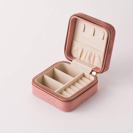 J'Adore Square Jewelry Box - Rose - Out of the Blue