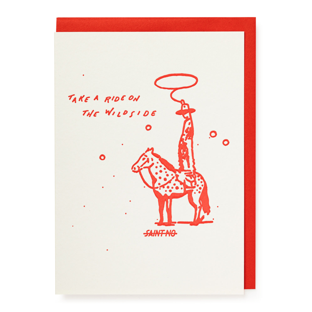 WILD SIDE GREETING CARD - Out of the Blue