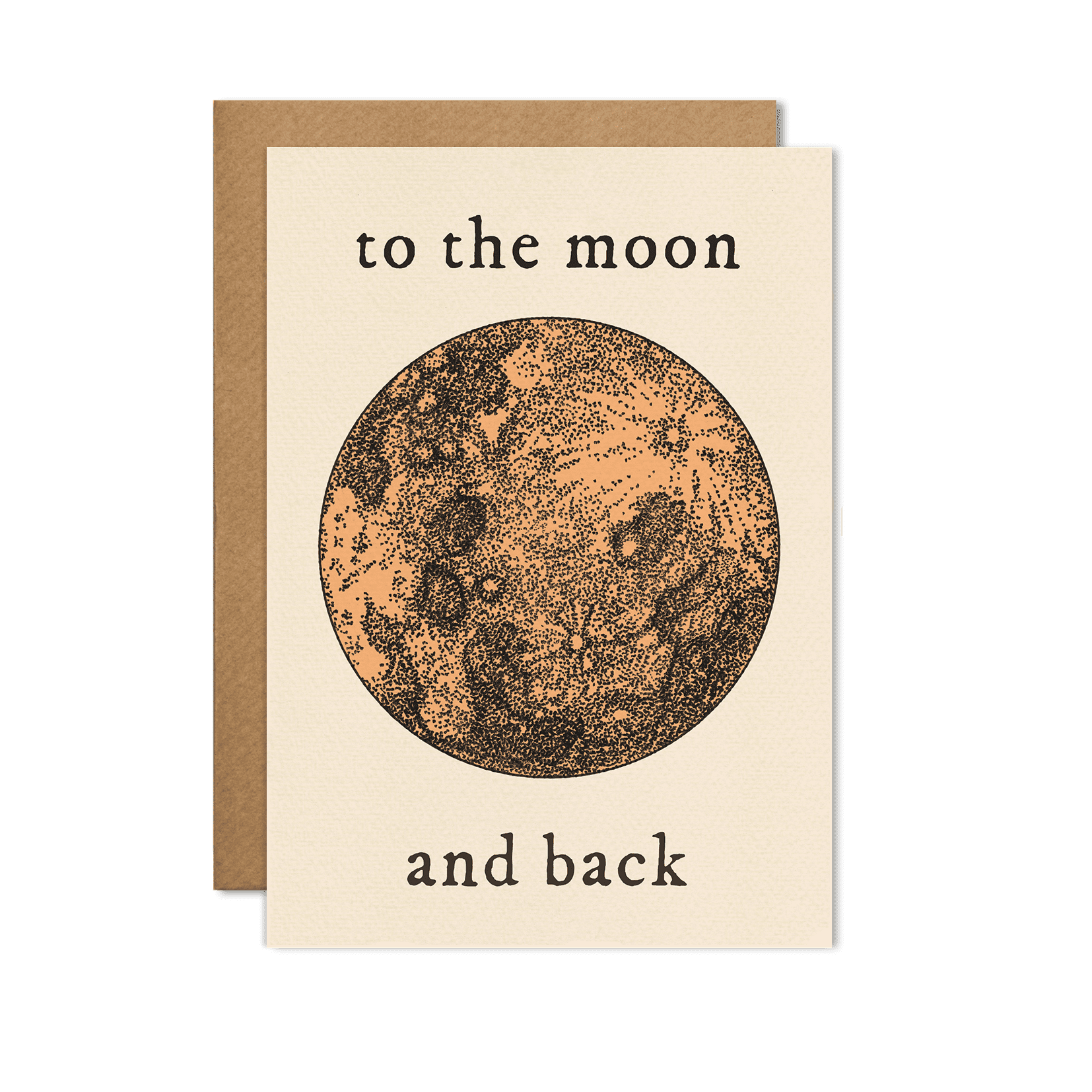 To The Moon And Back Card - Out of the Blue