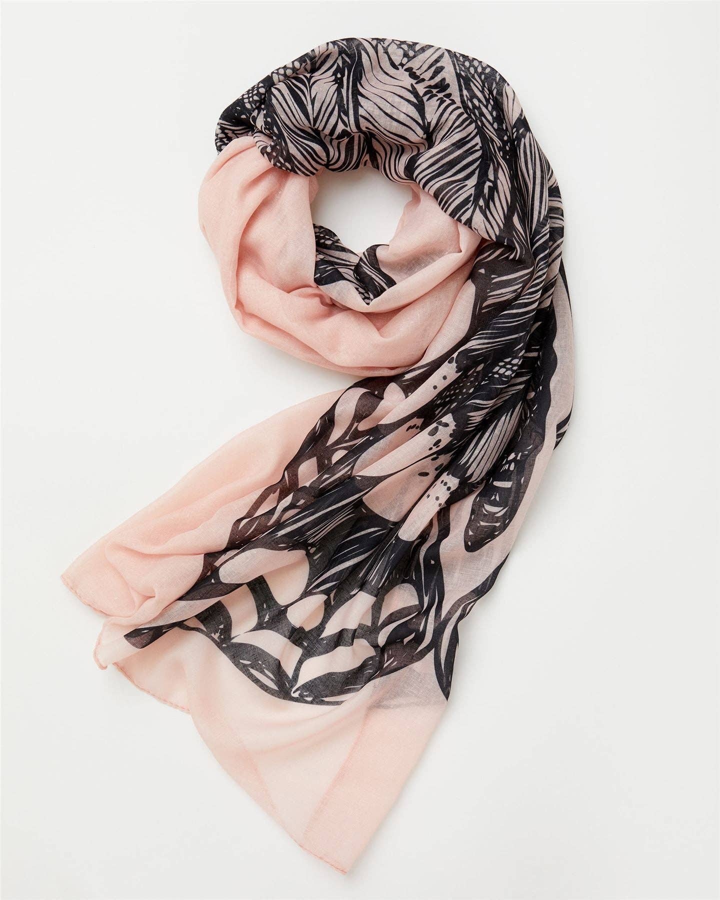 Butterfly Rectangle Scarf - Out of the Blue