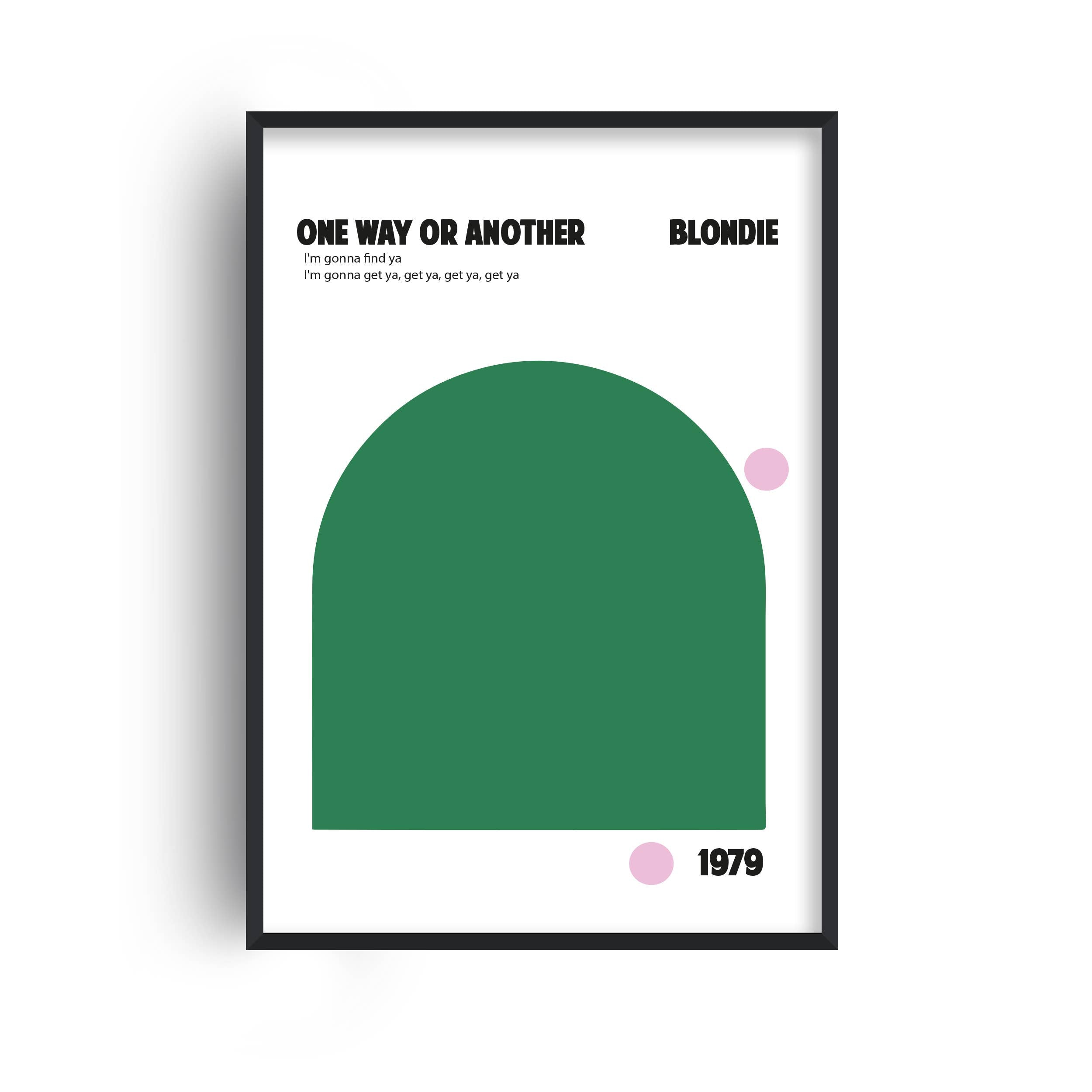 One Way Or Another Blondie Music Inspired Giclée Art Print - Out of the Blue