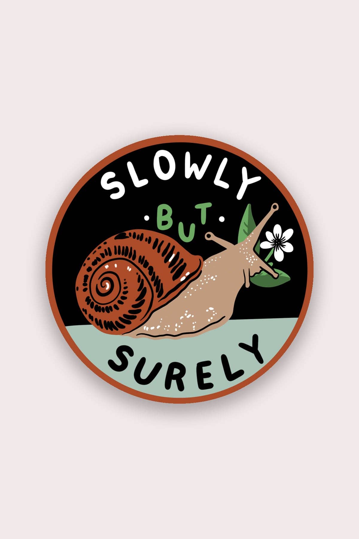 Slowly But Surely (Snail) Vinyl Sticker - Out of the Blue