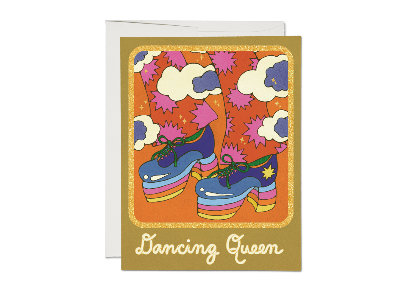Dancing Queen friendship greeting card - Out of the Blue