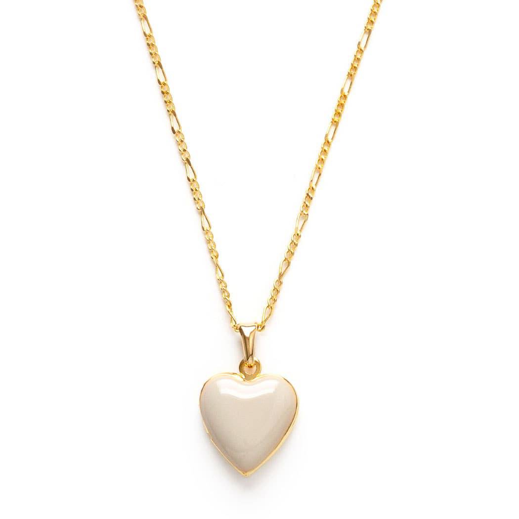 Heart Locket Beige - Out of the Blue