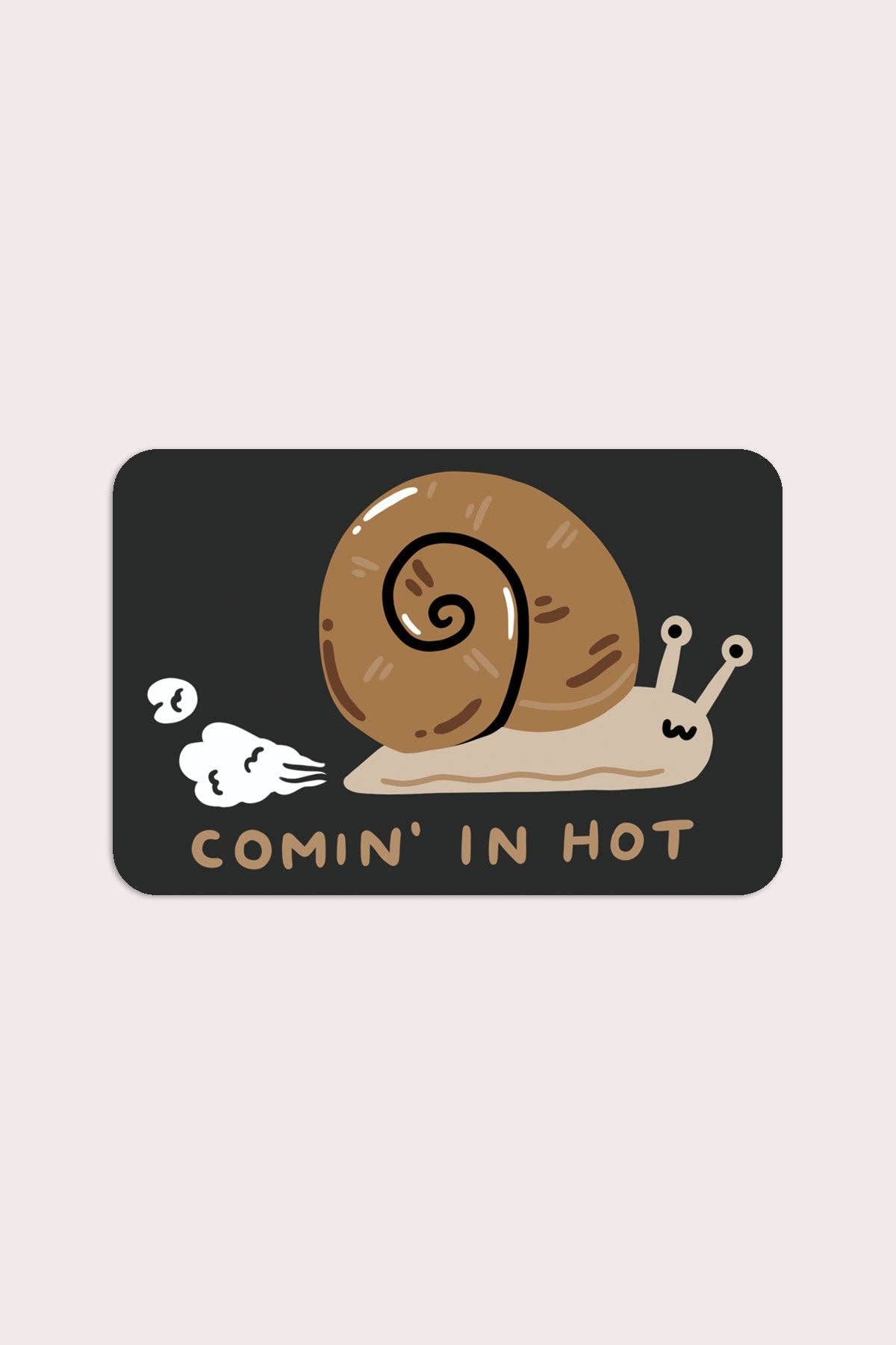 Comin' In Hot Vinyl Sticker - Out of the Blue