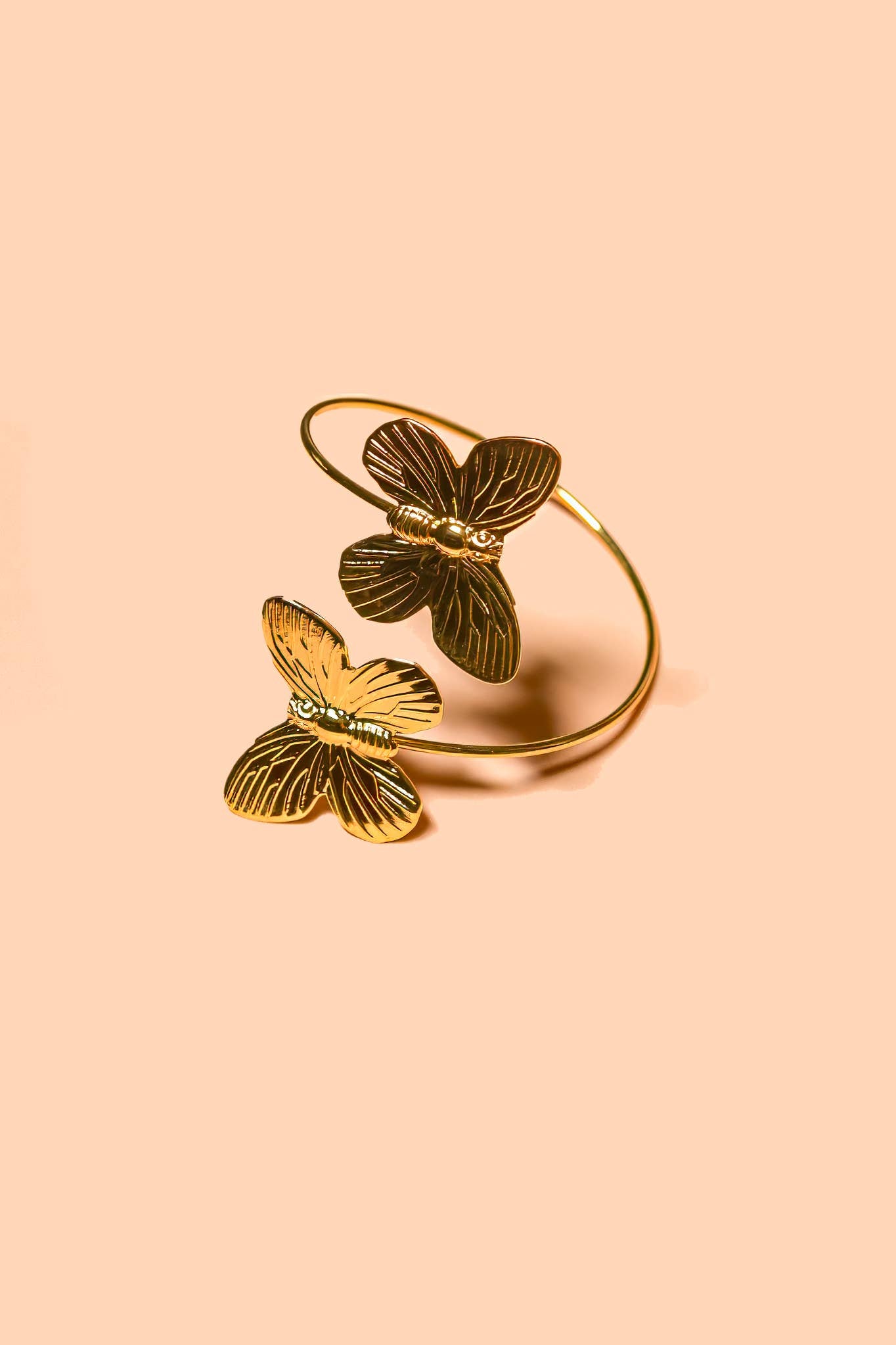 I'll Fly Away Cuff - 18K Gold Plated - Out of the Blue
