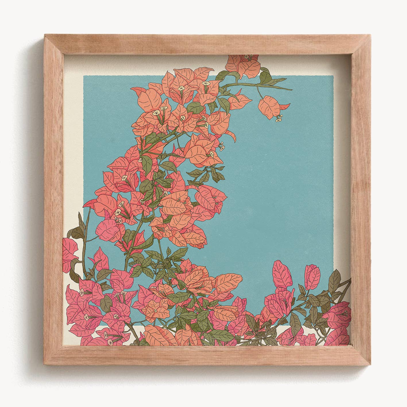 Bougainvillea Print - Out of the Blue