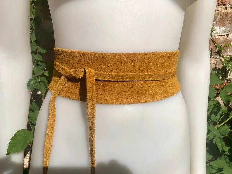 Suede Wrap Belts - Out of the Blue