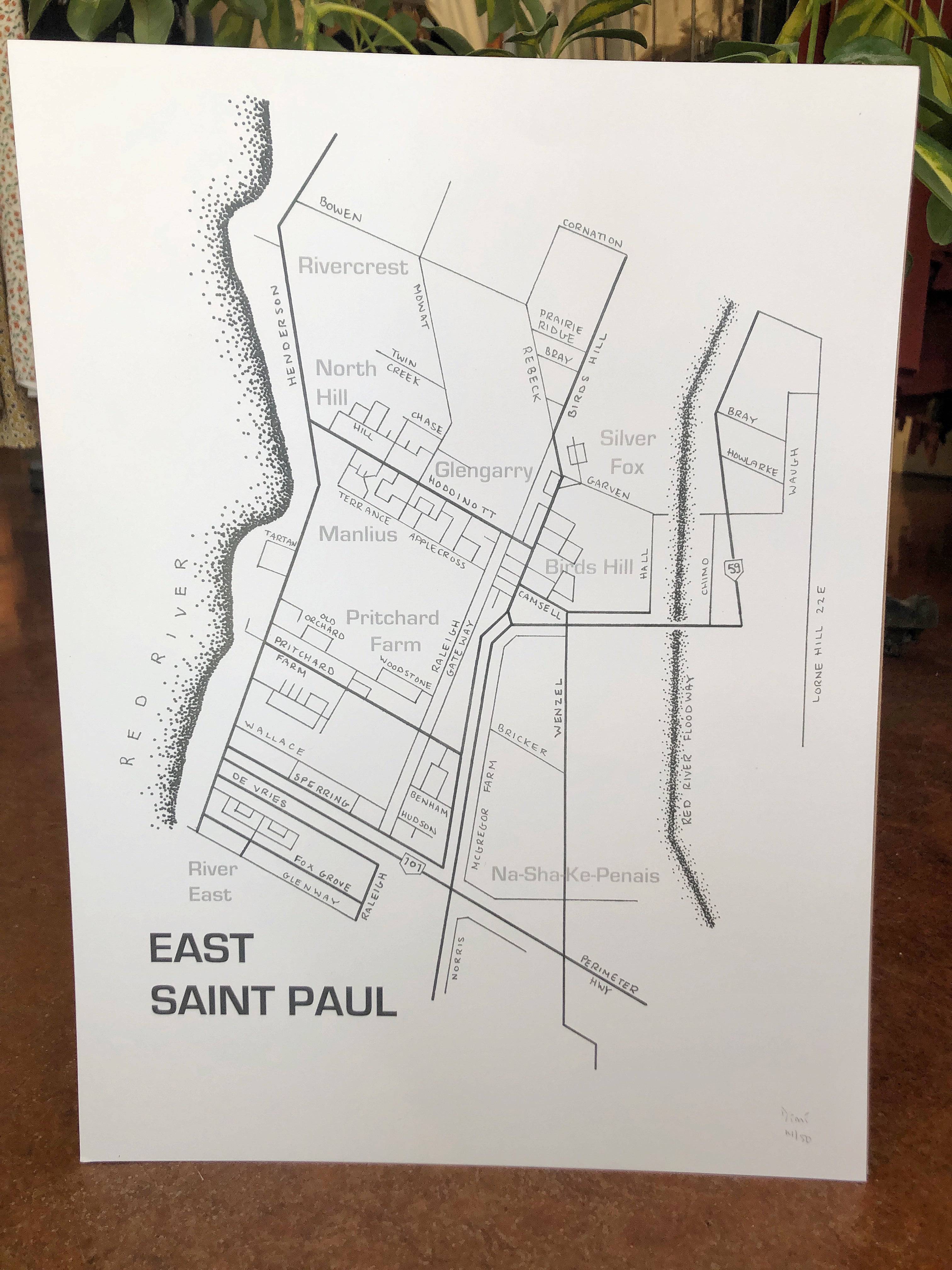 EAST ST PAUL PRINT 12X16 - Out of the Blue
